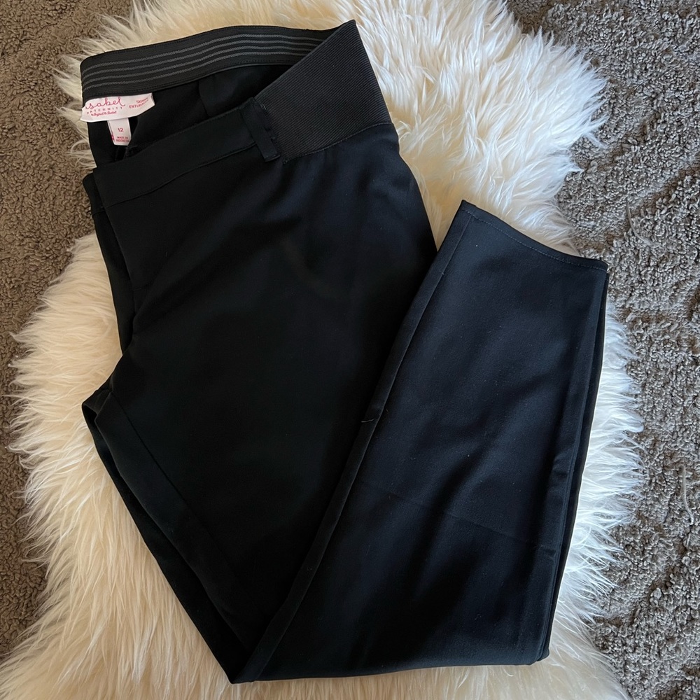 Ingrid and Isabel Maternity Skinny Under Belly Pants Size 12